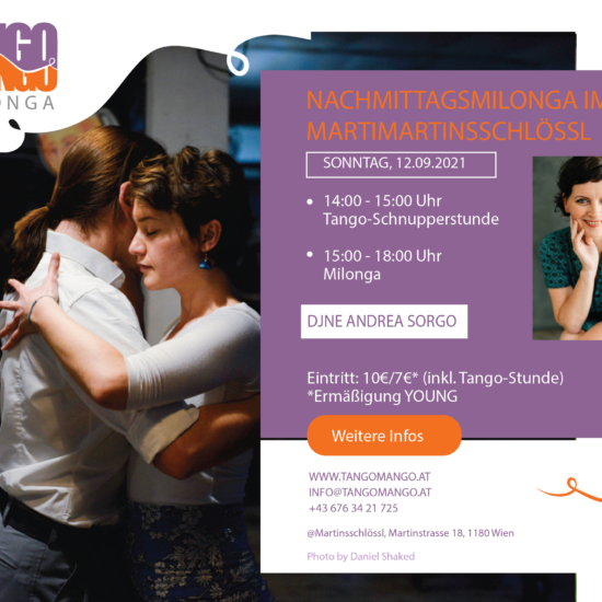 Tango Mango Milonga im Martinsschlössl